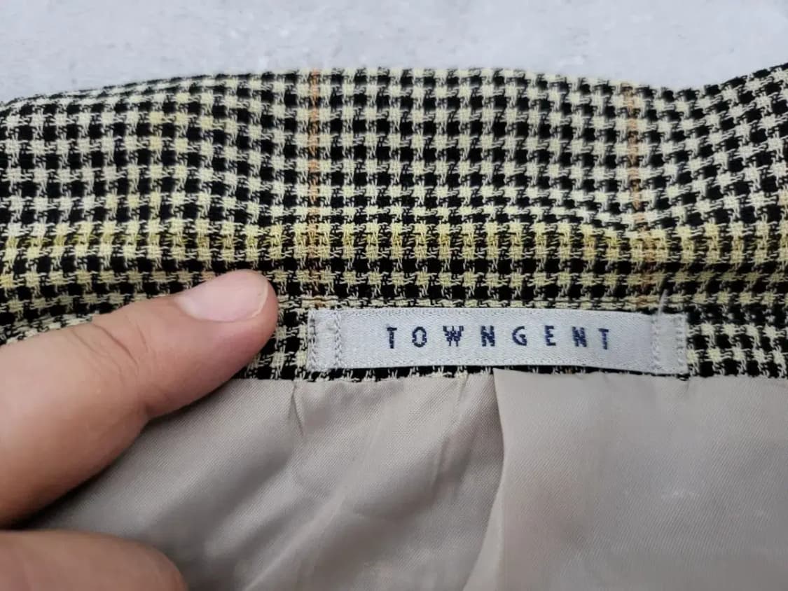 타운젠트 호칭94(남성95) 브라운체크 빈티지 블레이져,이염체크필,여름, 상품이미지6