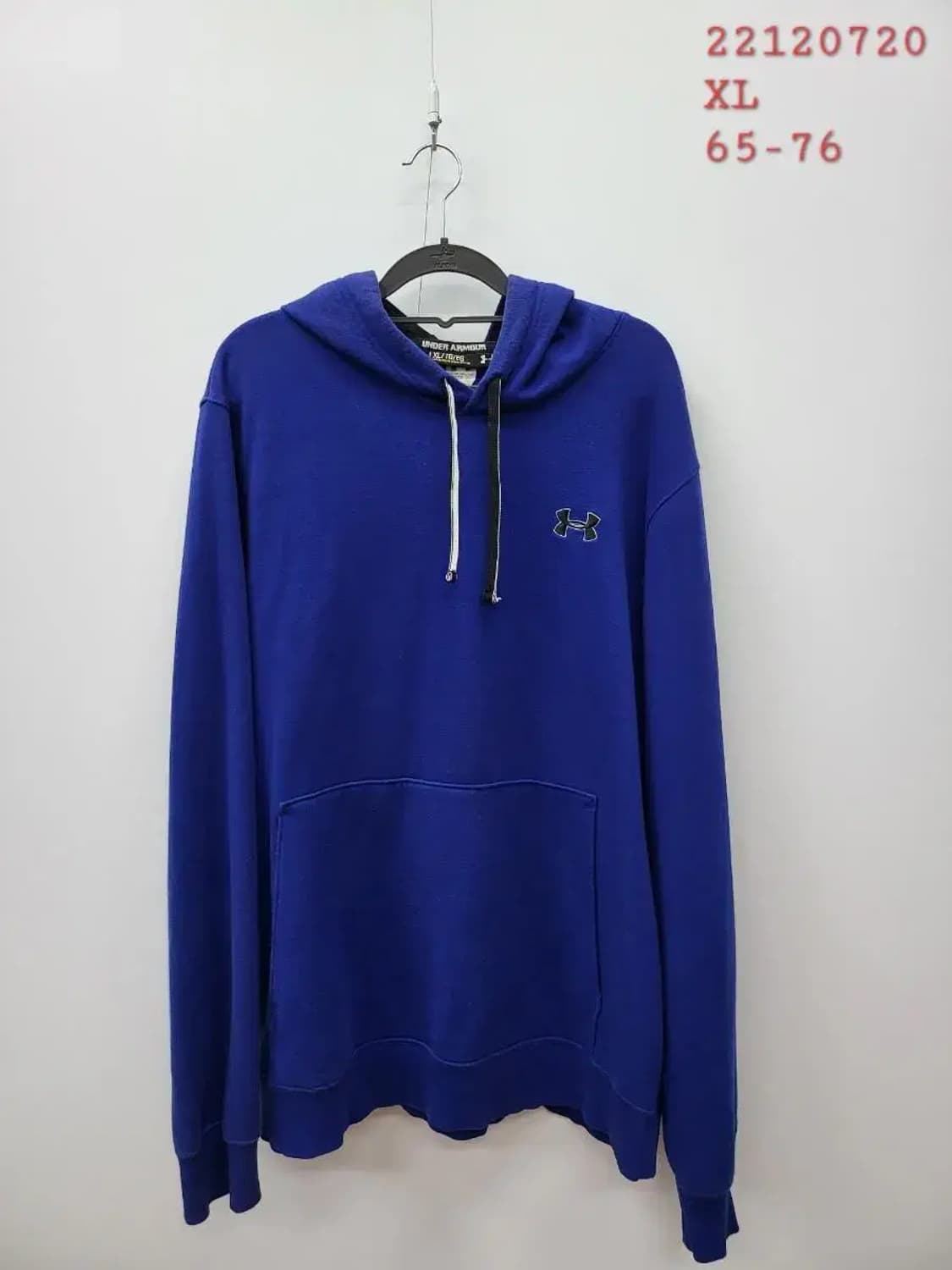 언더아머 XL 105 기모 후드티셔츠, 실측가슴단면65총장76 상품이미지1
