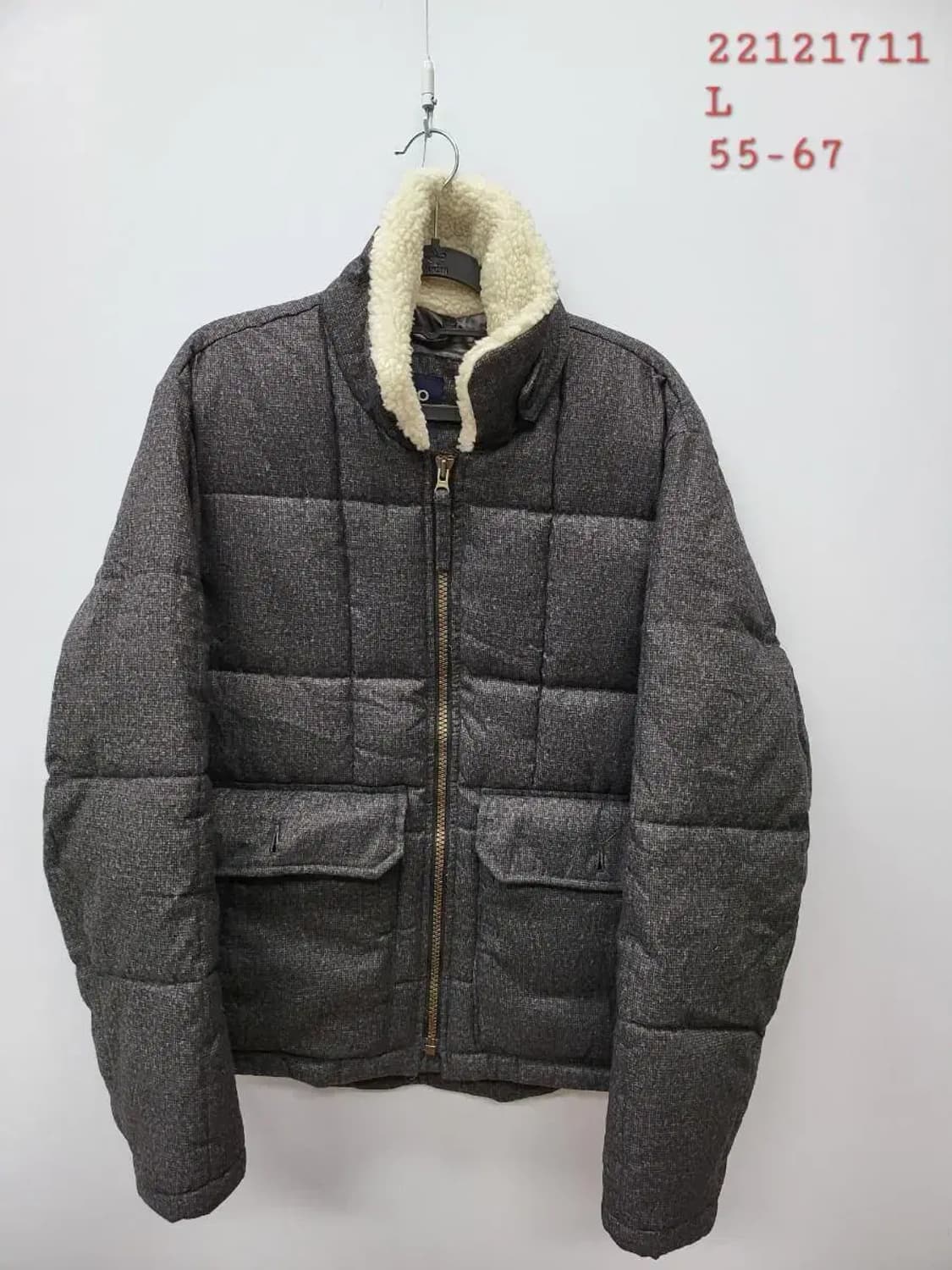 SPAO 스파오 L 100 양털넥카라 패딩점퍼, 실측55-67 상품이미지1