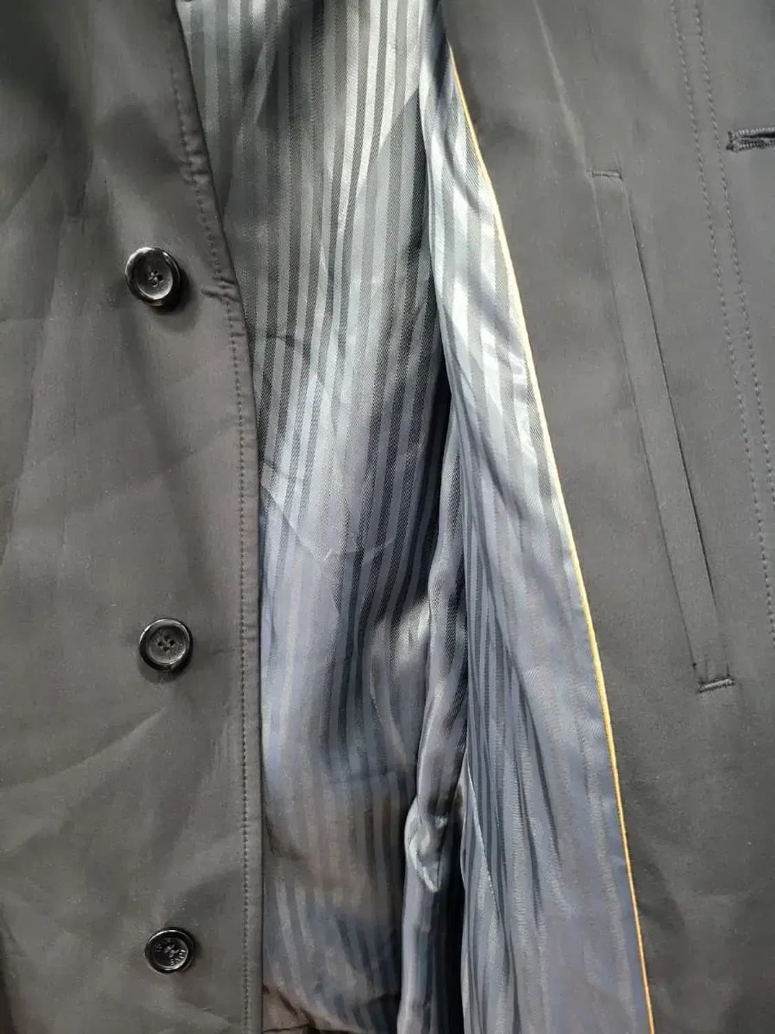 정욱준 LONE 95 M 춘추용 트렌치코트, 실측55-91 상품이미지3