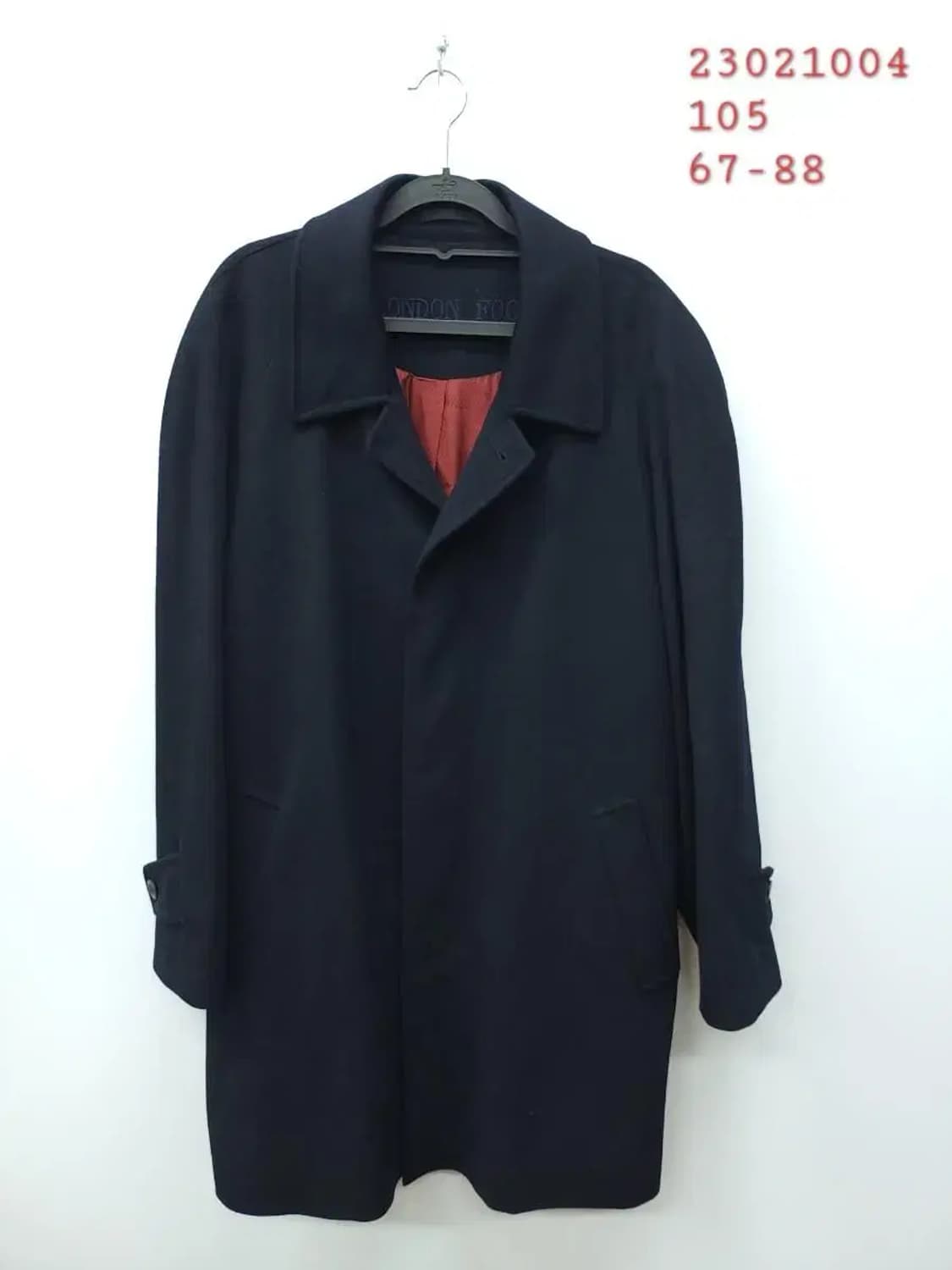런던포그 XL 105 로로피아나 울+캐시미어 코트, 실측67-88 상품이미지1