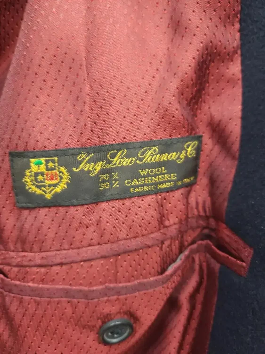 런던포그 XL 105 로로피아나 울+캐시미어 코트, 실측67-88 상품이미지3