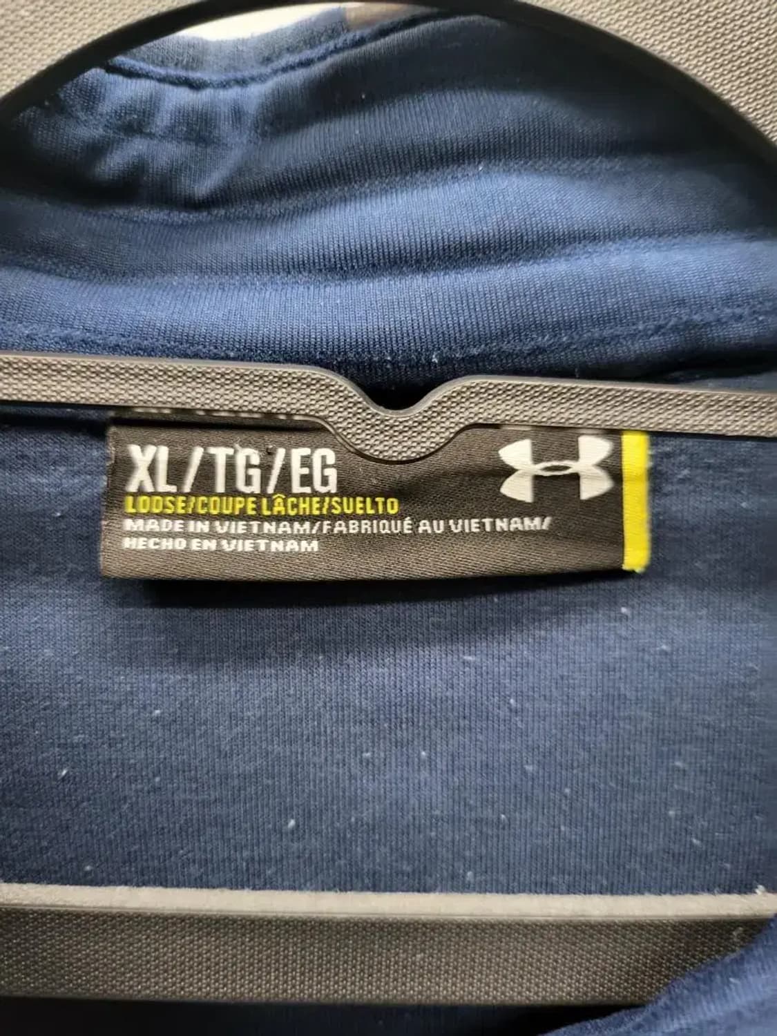 언더아머 XL 105 반집업 상의, 실측59-69 상품이미지2