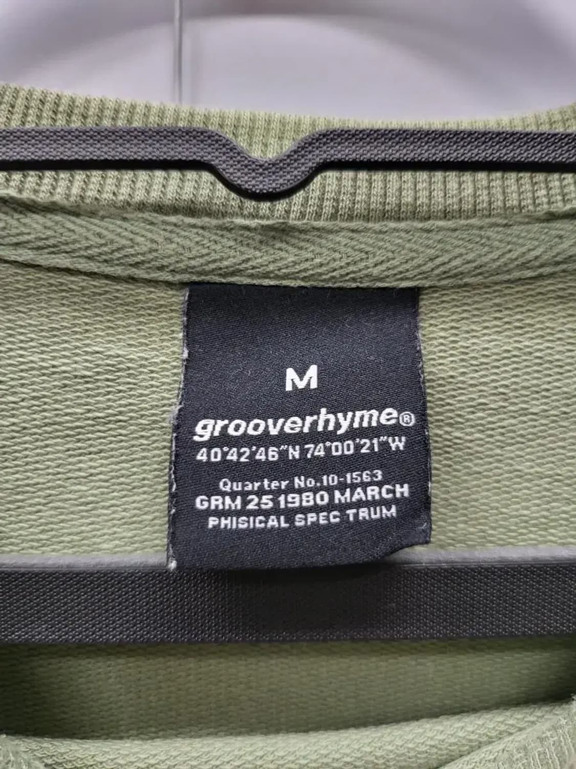 그루브라임 M 95 롱슬리브 긴팔티셔츠, 실측53-66 상품이미지3