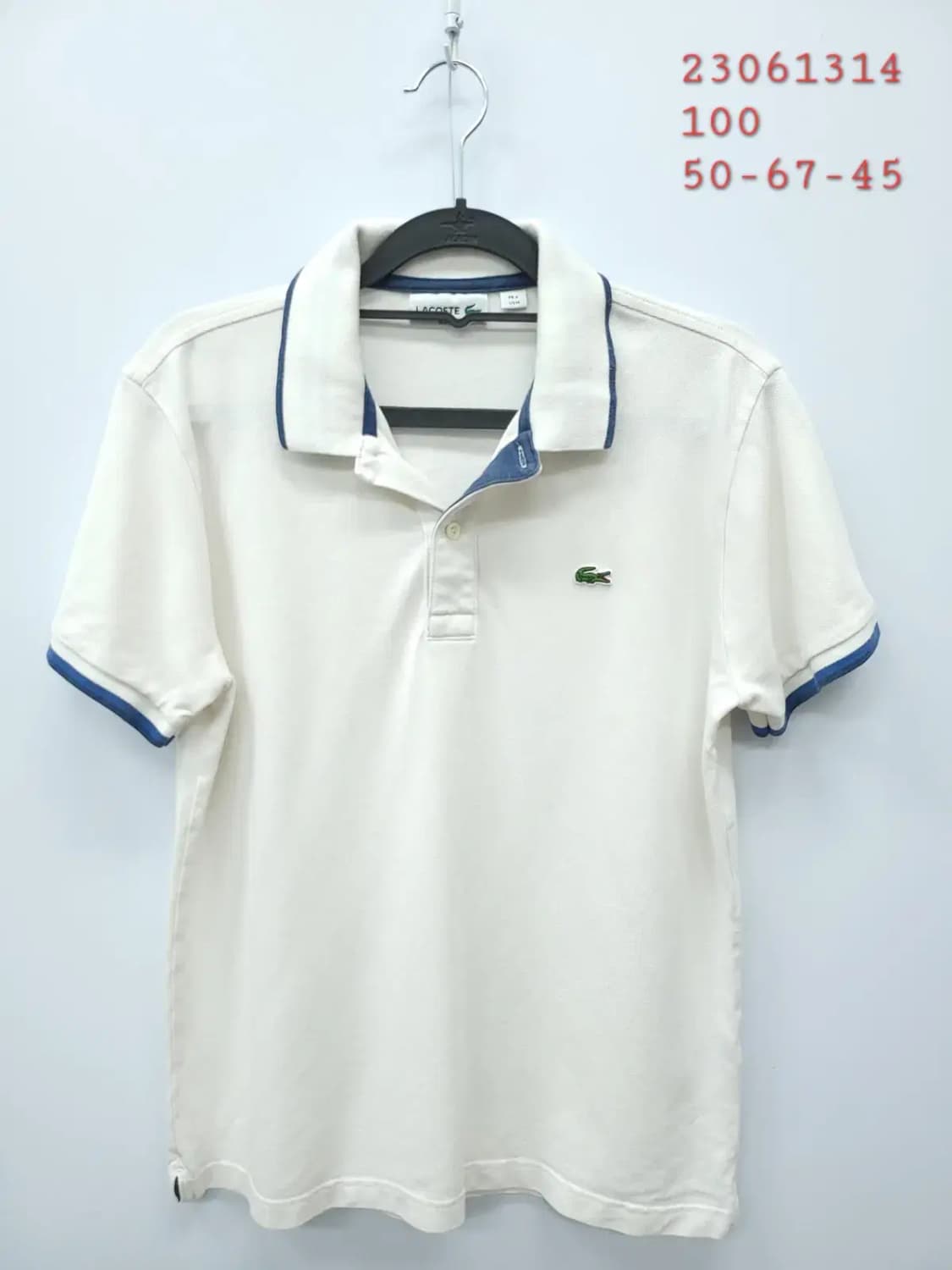 라코스테 L 100 반팔 티셔츠, 실측50-67-45 상품이미지1
