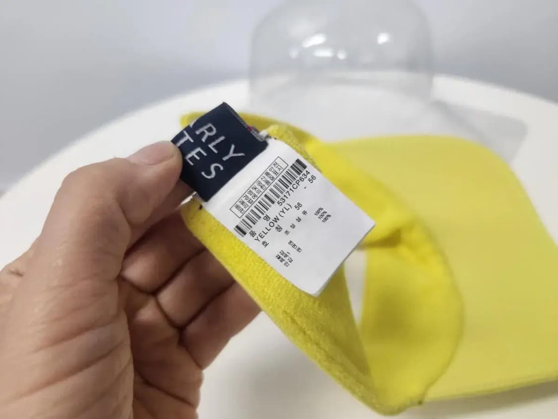 골프모자)파리게이츠 골프 56cm 썬캡 모자, 세탁완료 상품이미지9