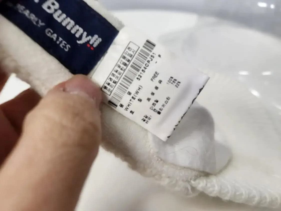 골프모자)잭버니 파리게이츠 골프 화이트 니트 썬캡, 이마보호대사용 상품이미지8