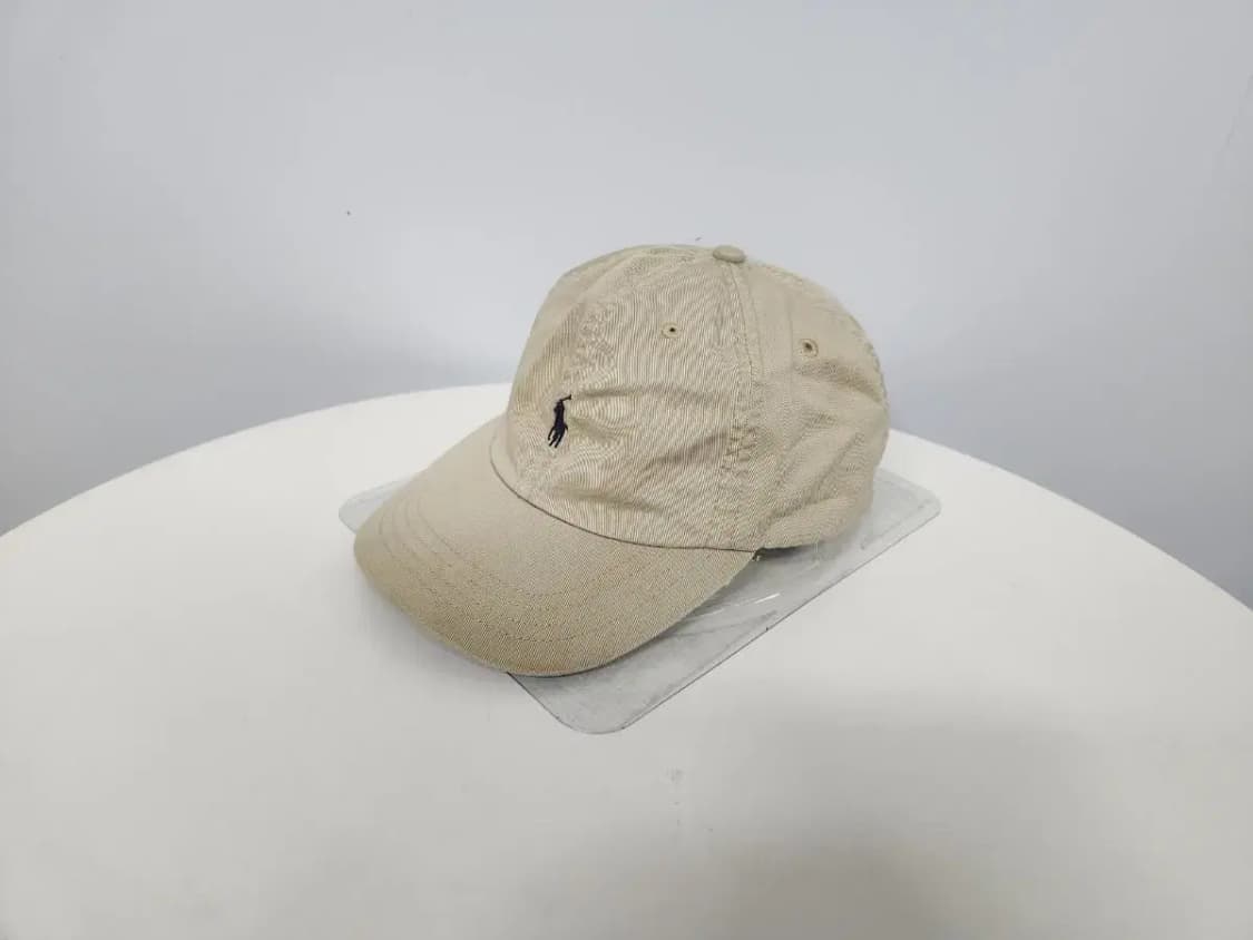 모자)폴로랄프로렌 브라운/네이비포니, 챙끝미세이염, 세탁완료 상품이미지1