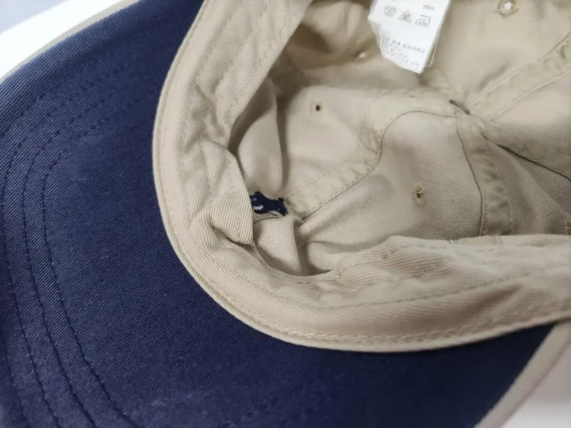 모자)폴로랄프로렌 브라운/네이비포니, 챙끝미세이염, 세탁완료 상품이미지10