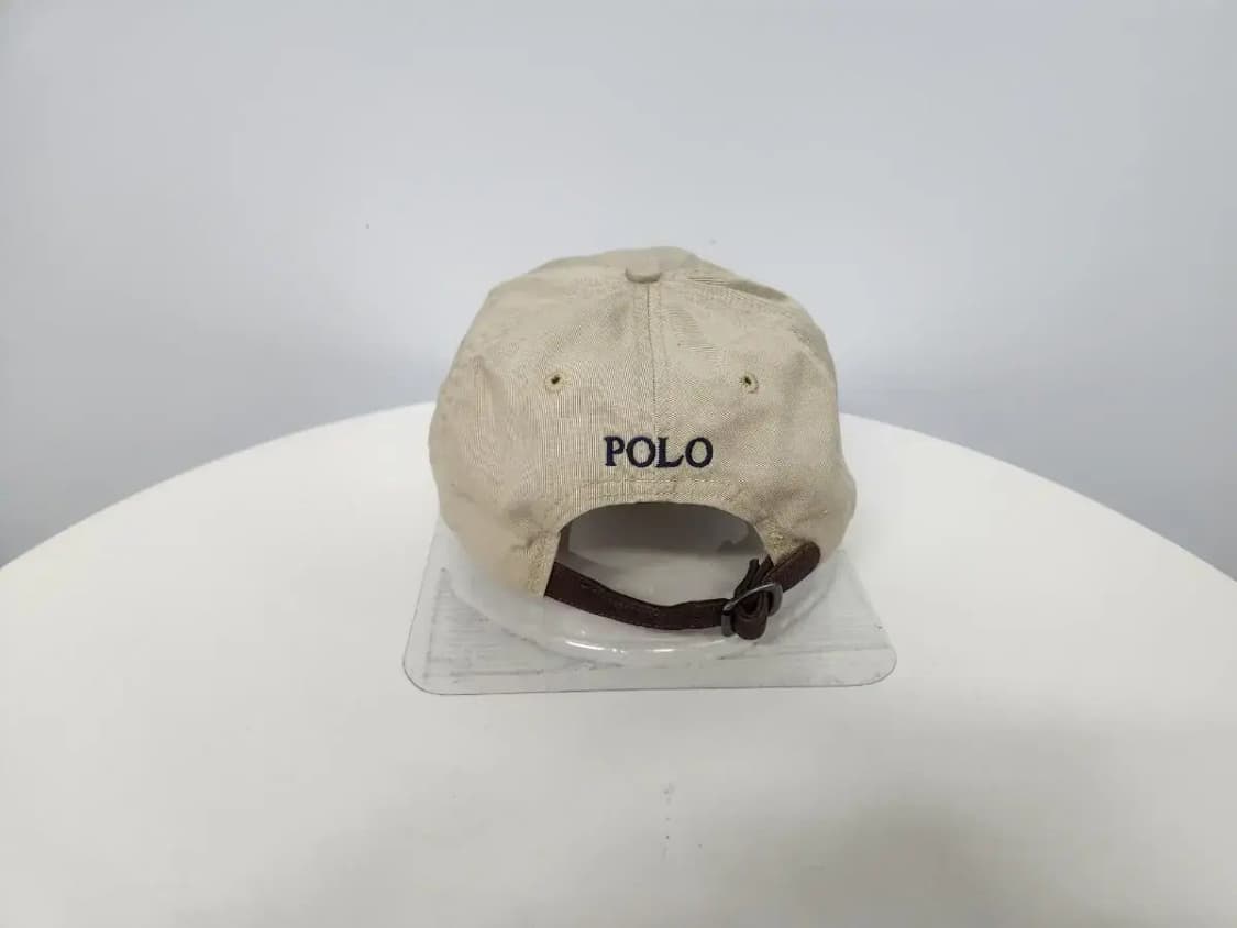 모자)폴로랄프로렌 브라운/네이비포니, 챙끝미세이염, 세탁완료 상품이미지6