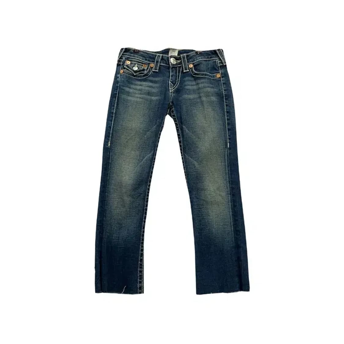 트루릴리젼 레인보우 빌리 커팅 데님 청바지  27인치 K05166 상품이미지1