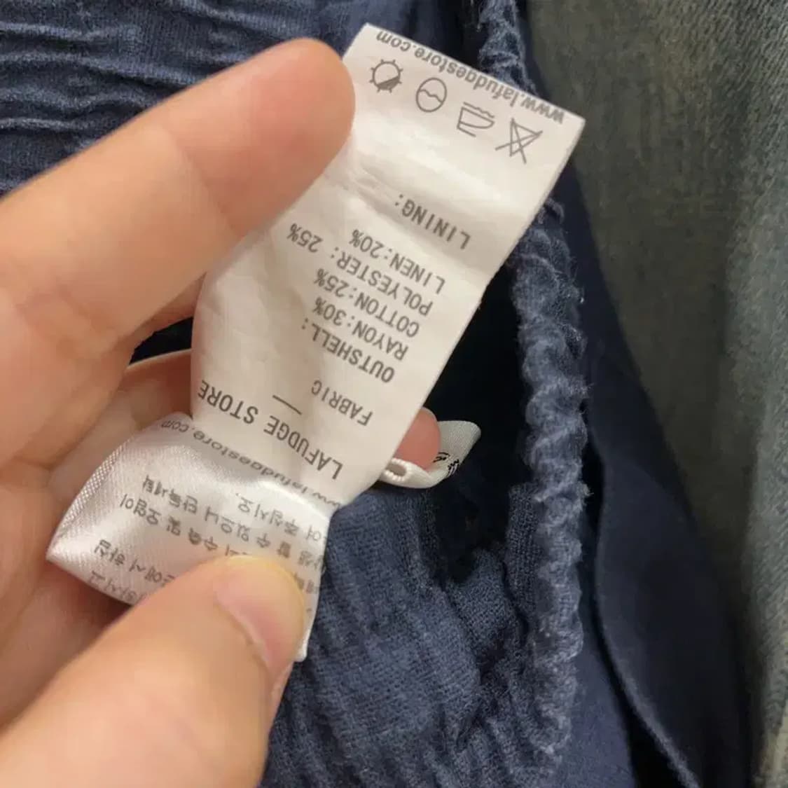라퍼지스토어 밴딩 와이드팬츠 린넨바지 FREE K05249 상품이미지4