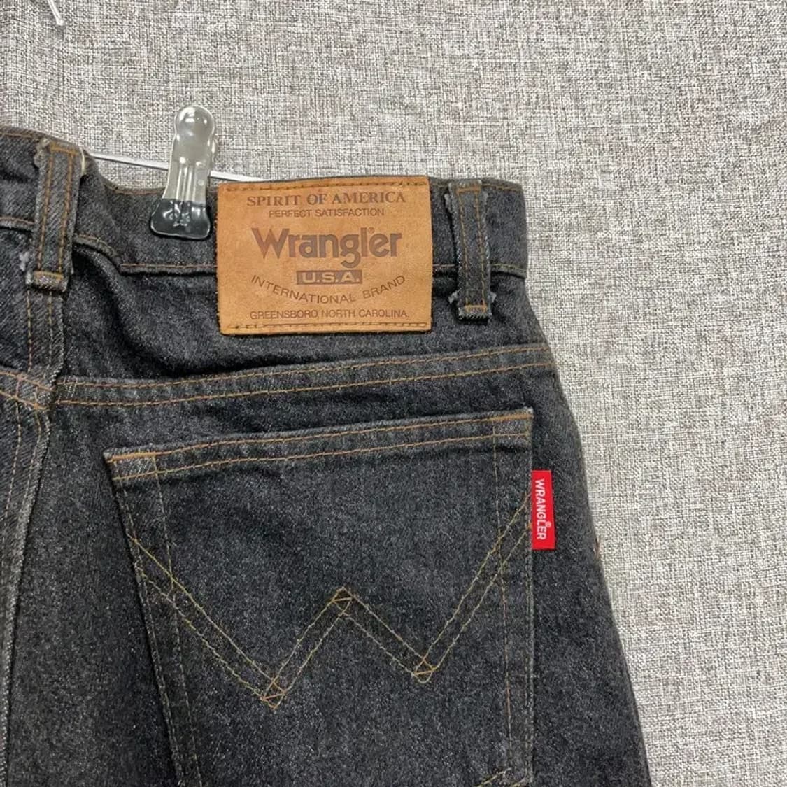 랭글러 재팬 데님 흑청바지 28인치 K05256 상품이미지3