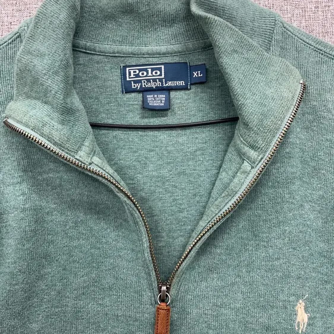 폴로 랄프로렌 반집업 니트 롱슬리브 긴팔티 105 K05483 상품이미지4