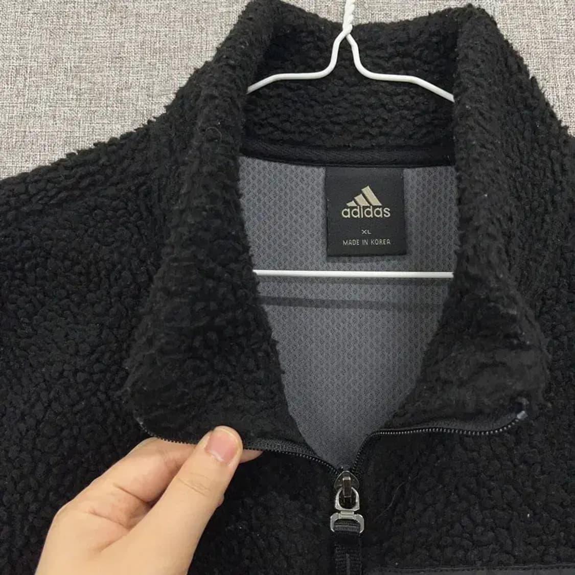 아디다스 후리스 플리스 집업 조끼 베스트 105 K05653 상품이미지6