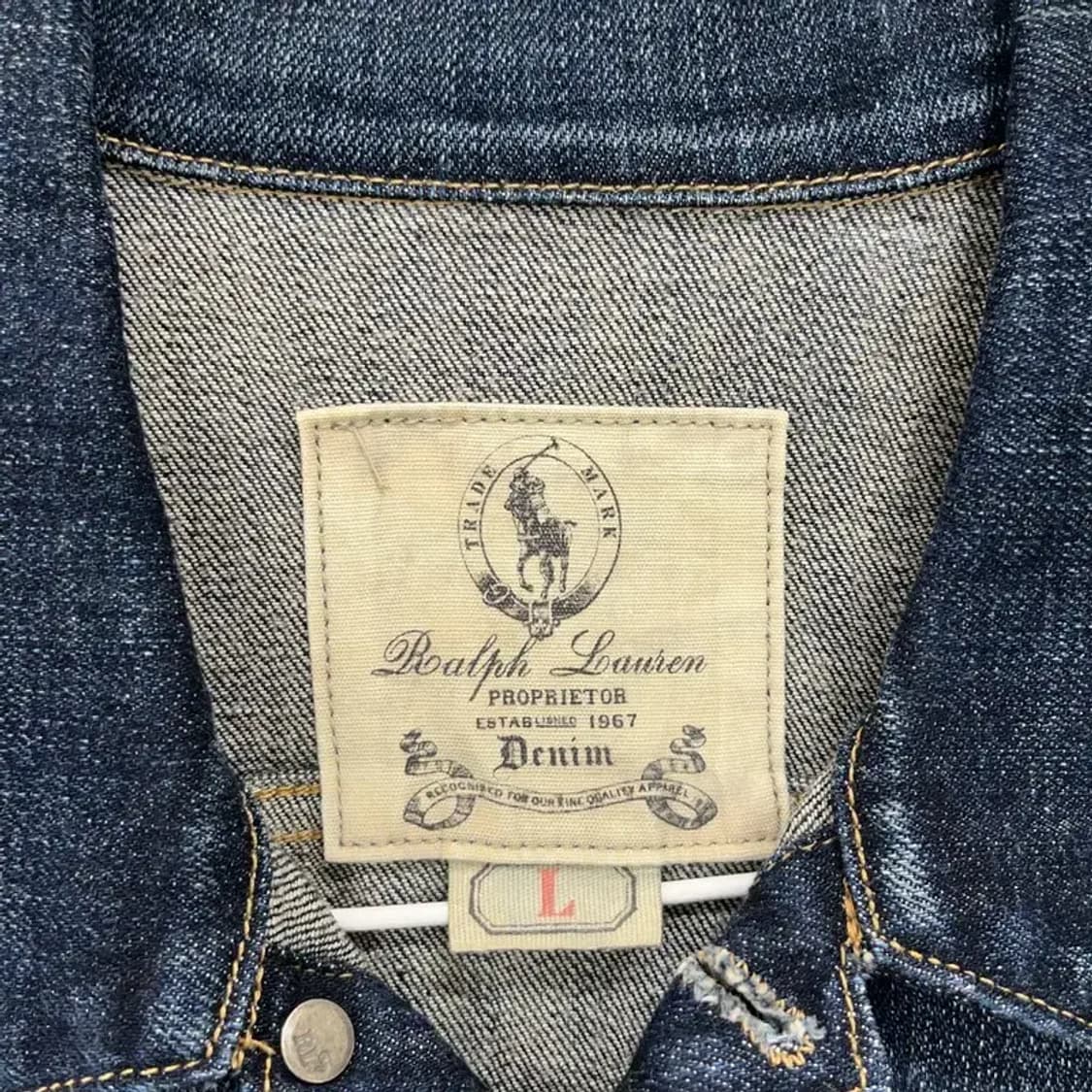 폴로 랄프로렌 데님 빈티지 트러커 청자켓 95 K05842 상품이미지4