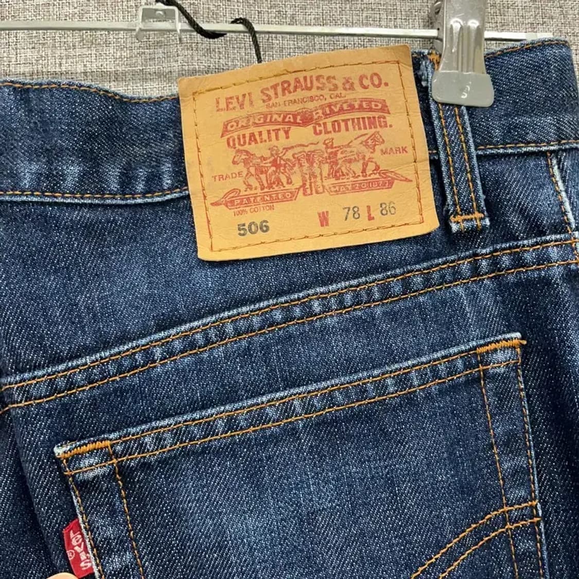리바이스 506 일자핏 데님 청바지 30인치 K06006 상품이미지3