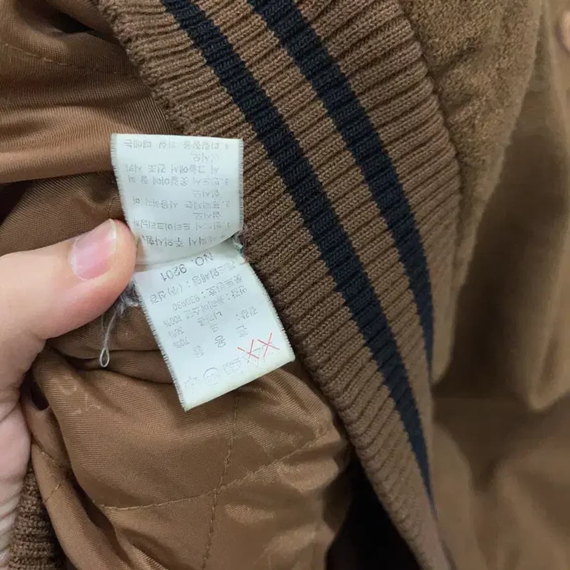 CASPI 카스피 빈티지 울 바시티 스타디움 자켓 100 K06340 상품이미지5