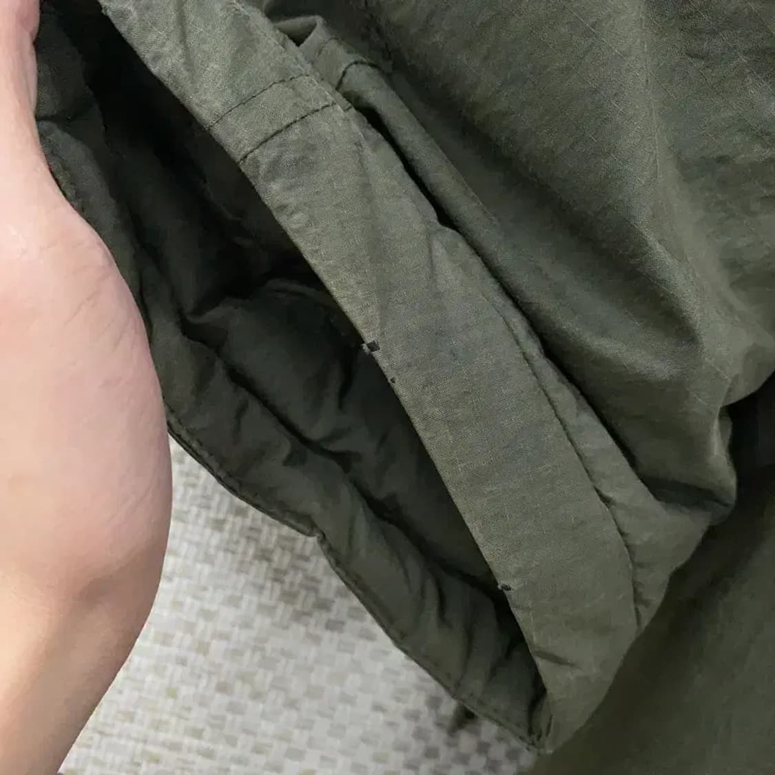스튜디오톰보이 카키 덕다운 오리털 패딩 105 A07838 상품이미지5