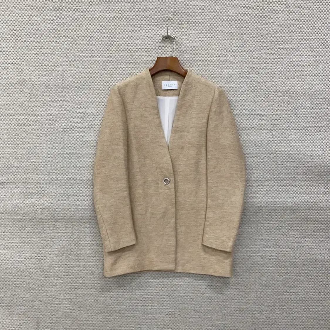 산드로 베이지 캐쥬얼 울 블레이저 자켓 90 A08335 상품이미지1