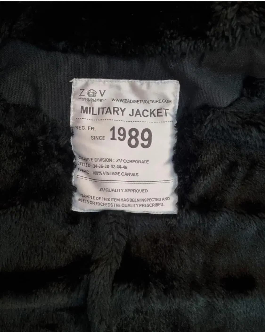 할인 쟈딕앤볼테르 밀리터리자켓 야상 점퍼 상품이미지8