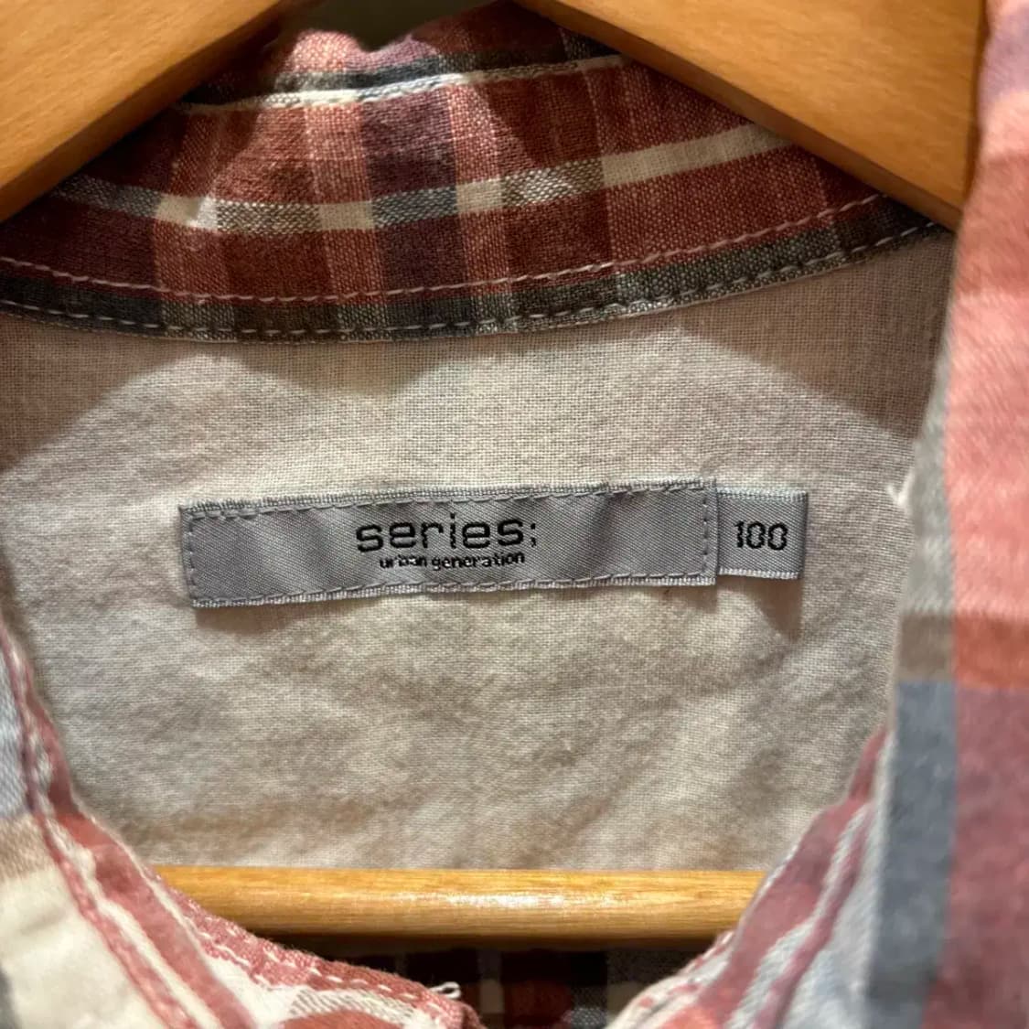 코오롱 시리즈 린넨 체크 셔츠 상품이미지4