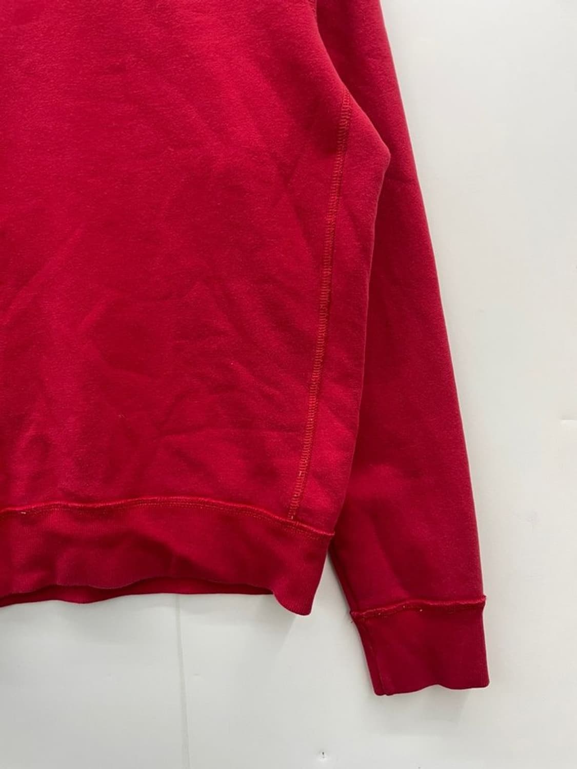 미디움 홀리스터 올드스쿨 로고 y2k 레드 긴팔맨투맨티셔츠 상품이미지3