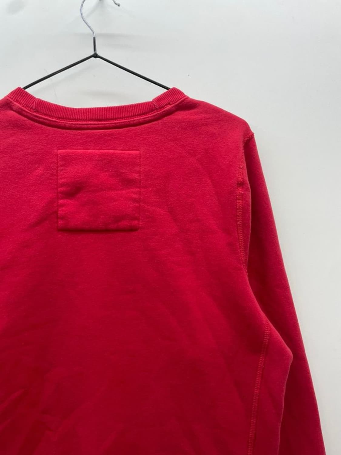 미디움 홀리스터 올드스쿨 로고 y2k 레드 긴팔맨투맨티셔츠 상품이미지4