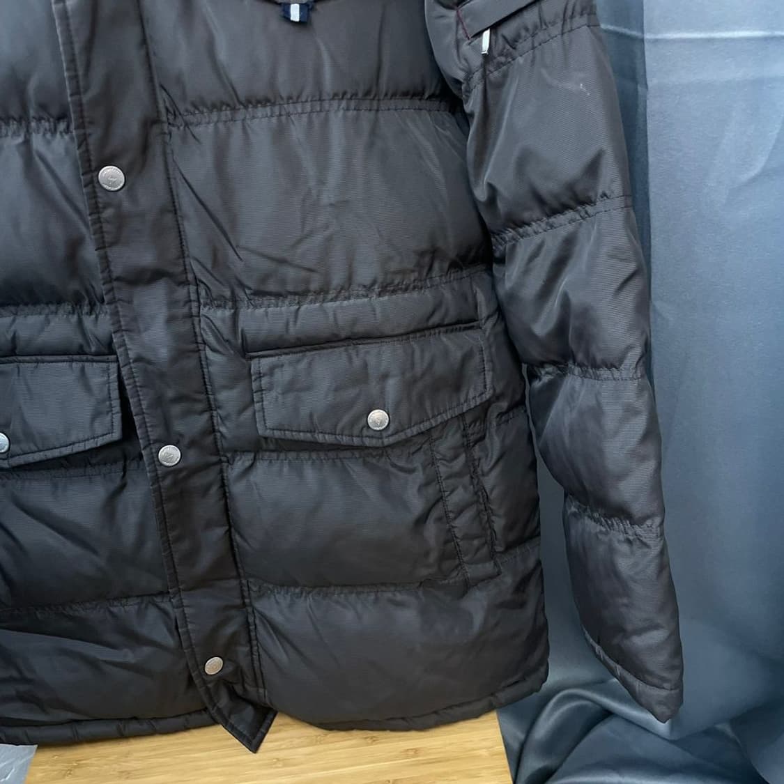 미디움 GAP 갭  블랙 체스트포켓 빅포켓 히든지퍼 캐주얼자켓 상품이미지8