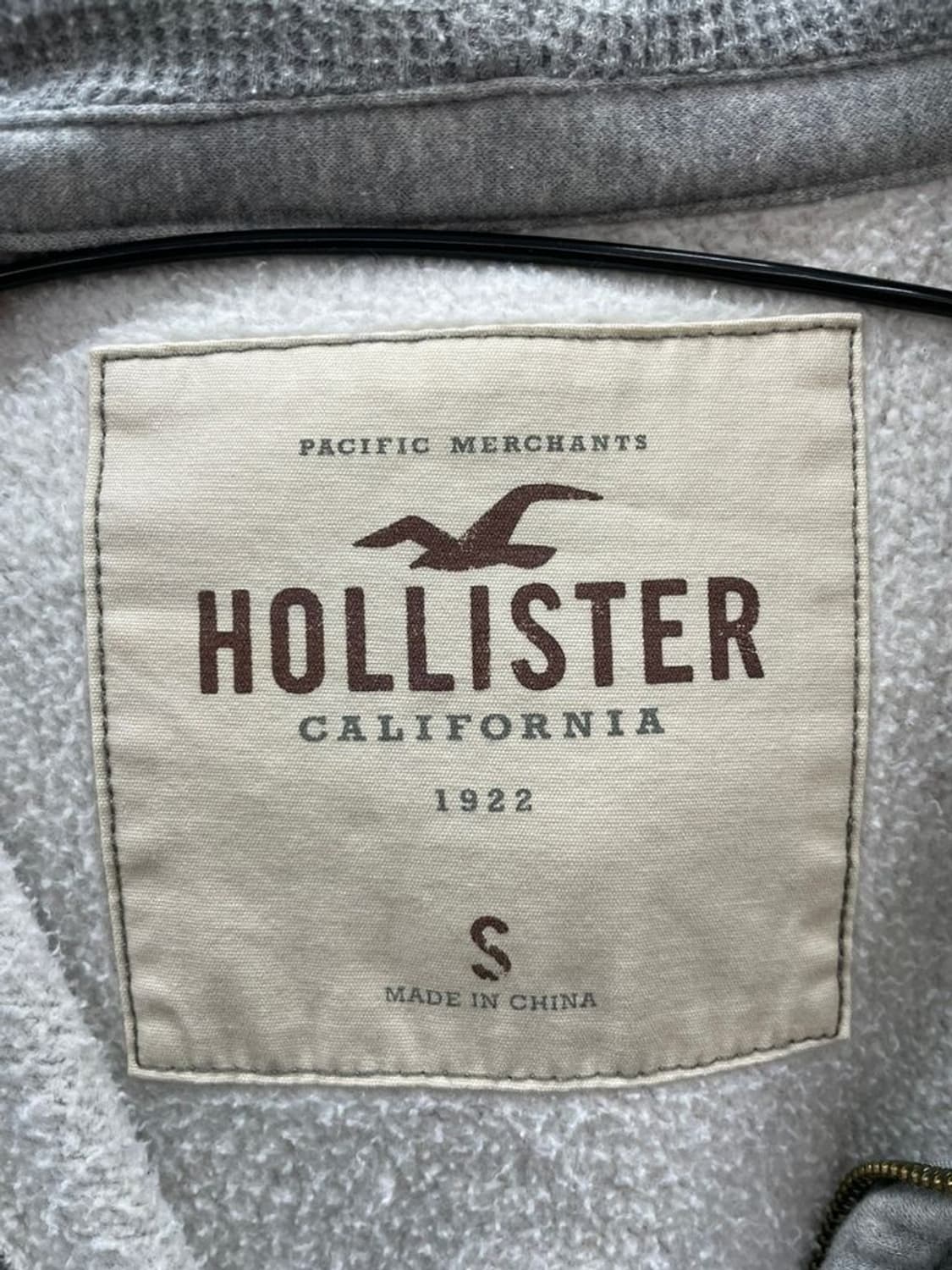 스몰 홀리스터 오버핏 올드스쿨 y2k 후드집업 회색 후디 상품이미지9