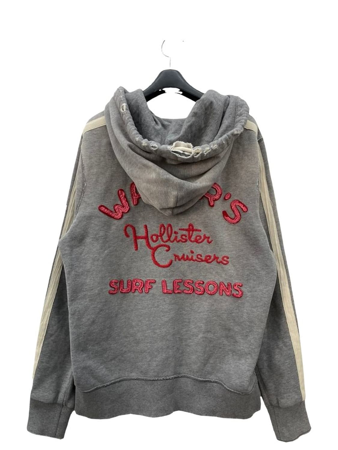 미디움 홀리스터 waxers 올드스쿨 등판로고 후드집업 후디 y2k 상품이미지2