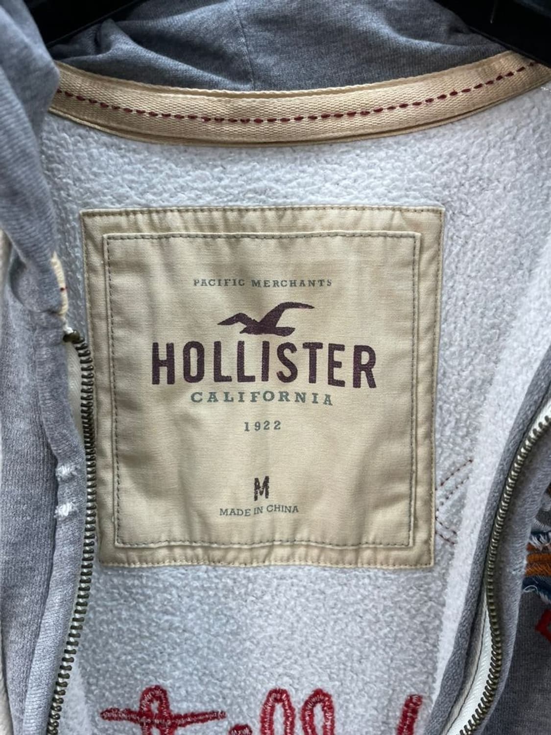 미디움 홀리스터 waxers 올드스쿨 등판로고 후드집업 후디 y2k 상품이미지9