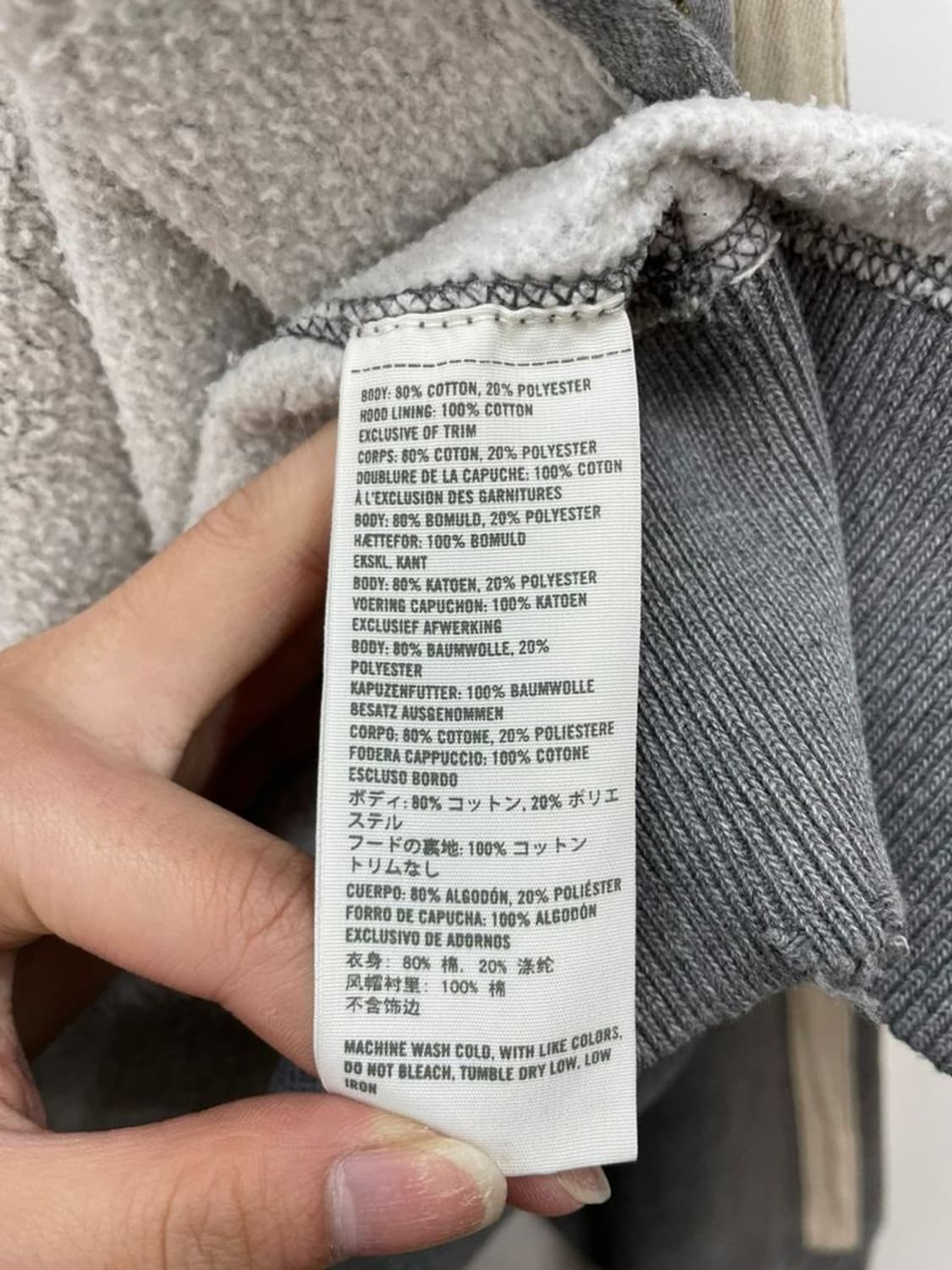 미디움 홀리스터 waxers 올드스쿨 등판로고 후드집업 후디 y2k 상품이미지10