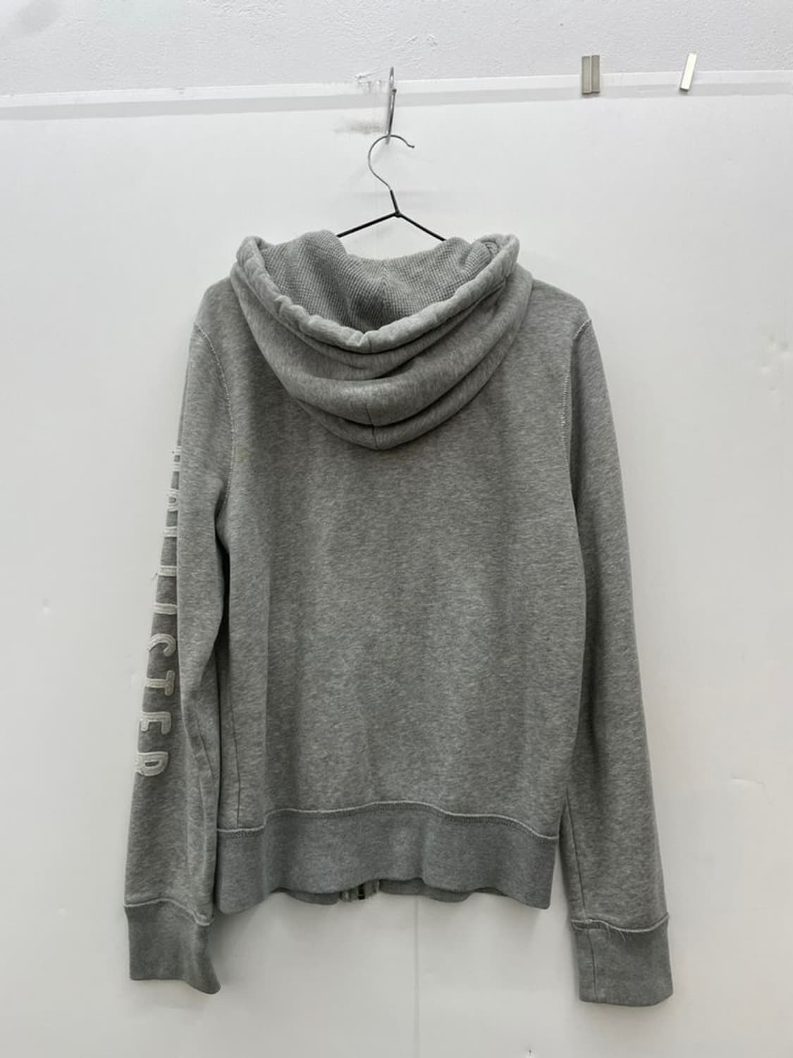 스몰 홀리스터 오버핏 올드스쿨 y2k 후드집업 회색 후디 상품이미지2