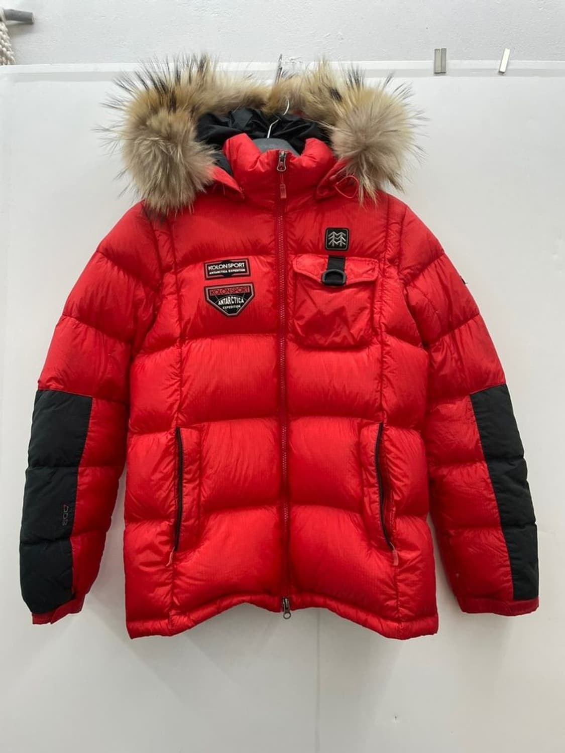 95 여성 코오롱 안타티카 패딩 올드스쿨 빈티지룩 겨울잠바 상품이미지1