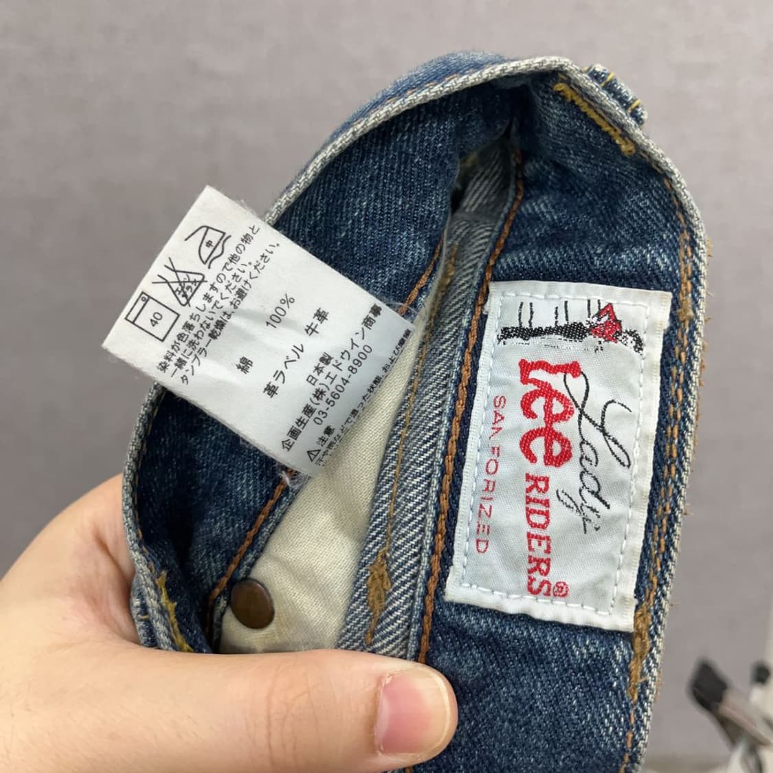 LEE 리 빈티지 청치마 미니스커트 29인치 K03297 상품이미지3