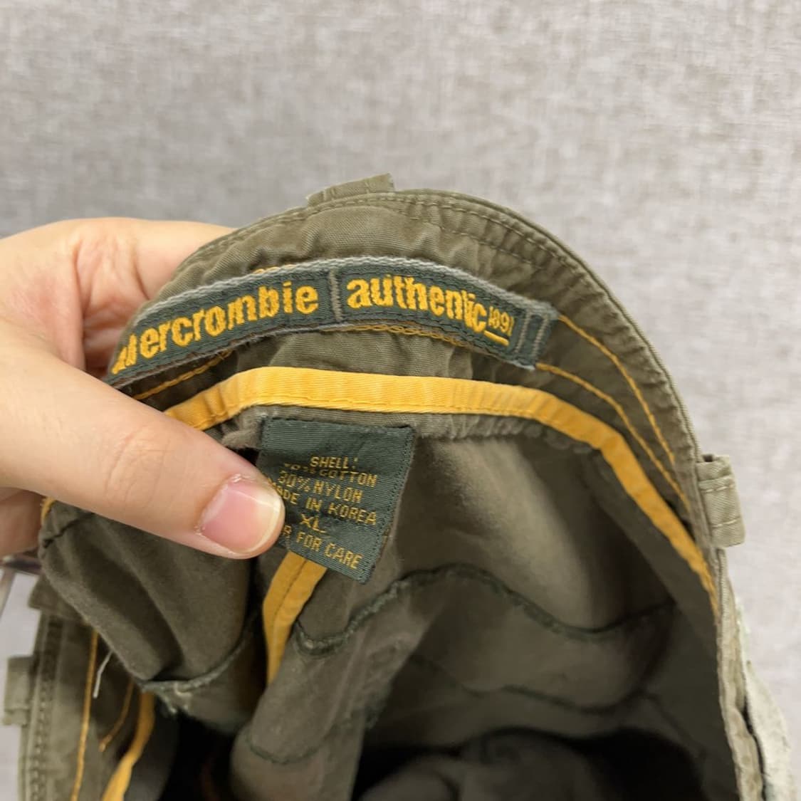 아베크롬비 밀리터리 카고팬츠 면바지 31인치 K03347 상품이미지4