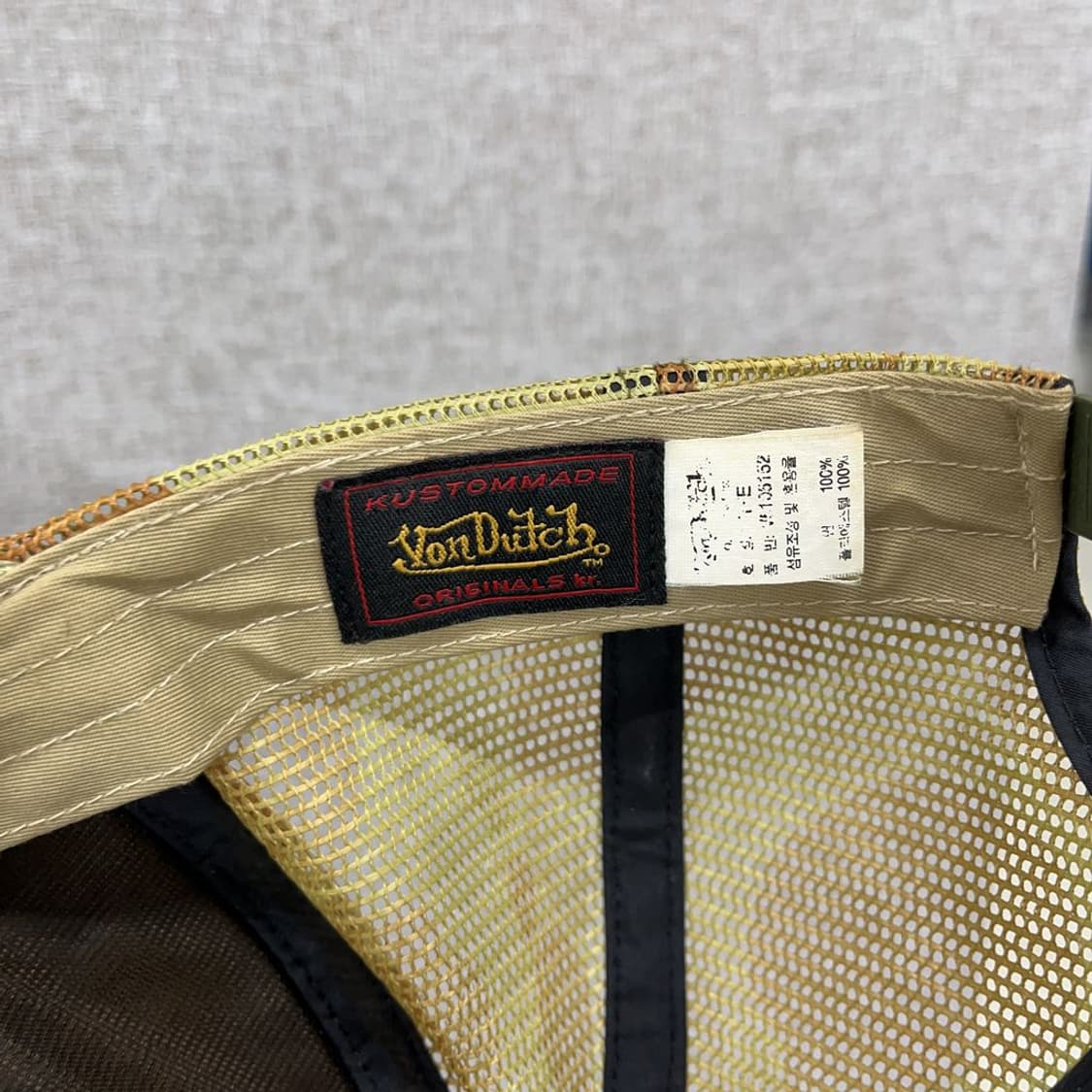 본더치 카모 Y2K 매쉬캡 야구모자 K03348 상품이미지6