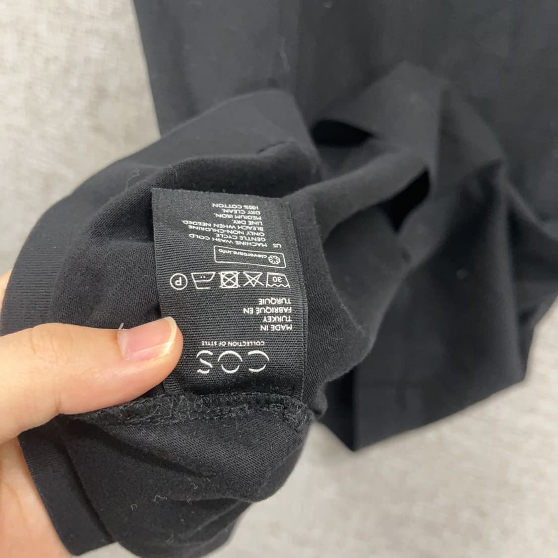 COS 코스 무지 반팔티 95 K03395 상품이미지4