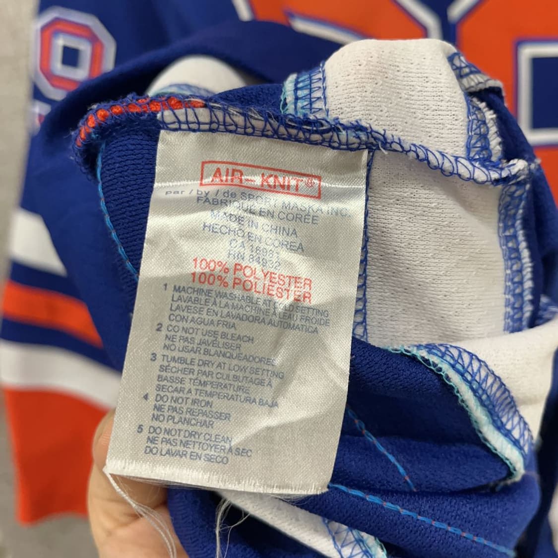 CCM NFL Oilers 하키 져지 럭비티 105 K03444 상품이미지4