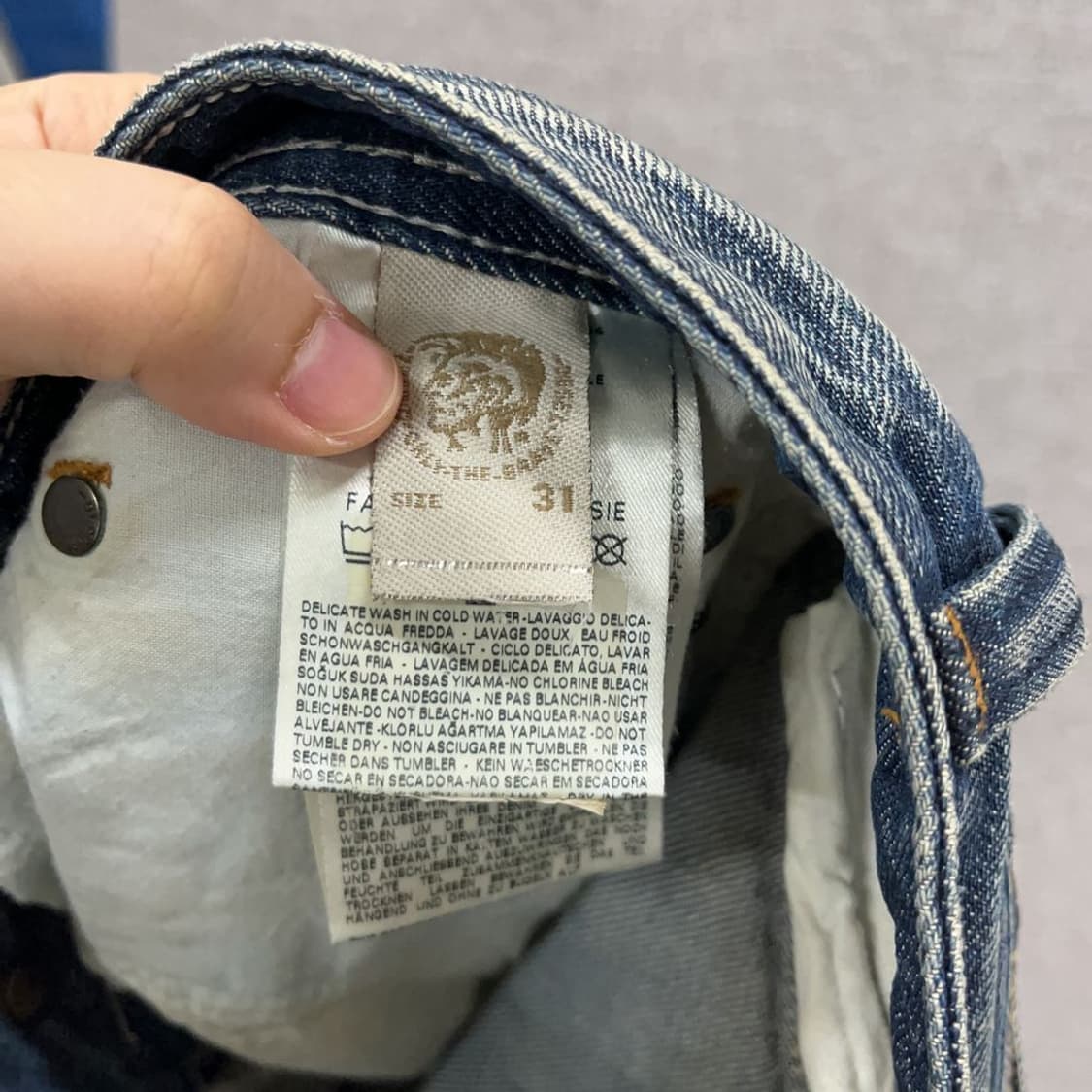 디젤 사파도 빈티지 데님 청바지 31인치 K03520 상품이미지5