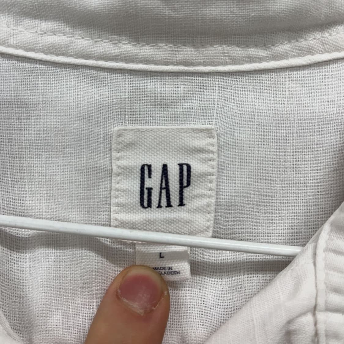 갭 화이트 셔츠 M00092 상품이미지3