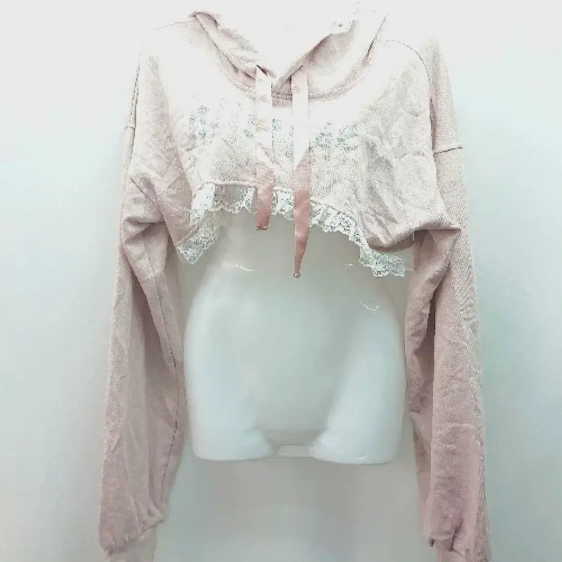 앙크루즈 ank rouge 프릴 크롭후드티 러블리 갸루 레이스 대장템 상품이미지2