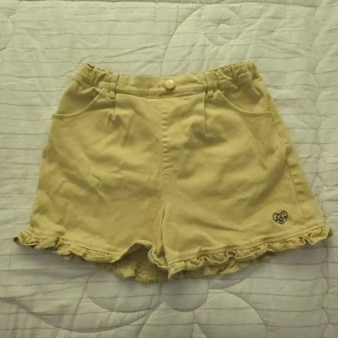 폼폼푸린 머스타드 프릴 반바지 로리타 상품이미지1