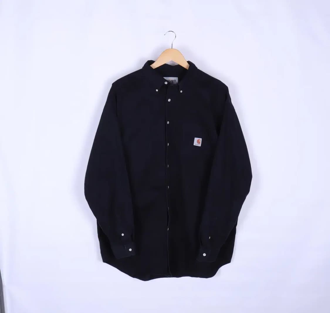 칼하트 오버핏 블랙셔츠 2XL 상품이미지1
