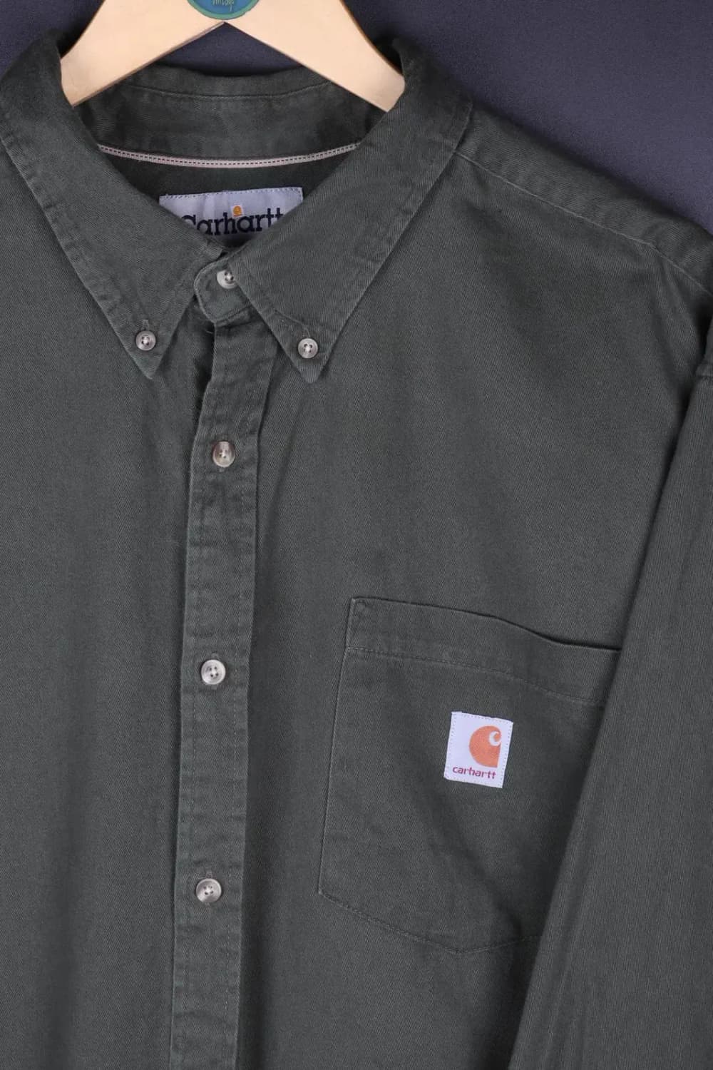 [2XL] 칼하트 곤카키 오버핏 셔츠 상품이미지2