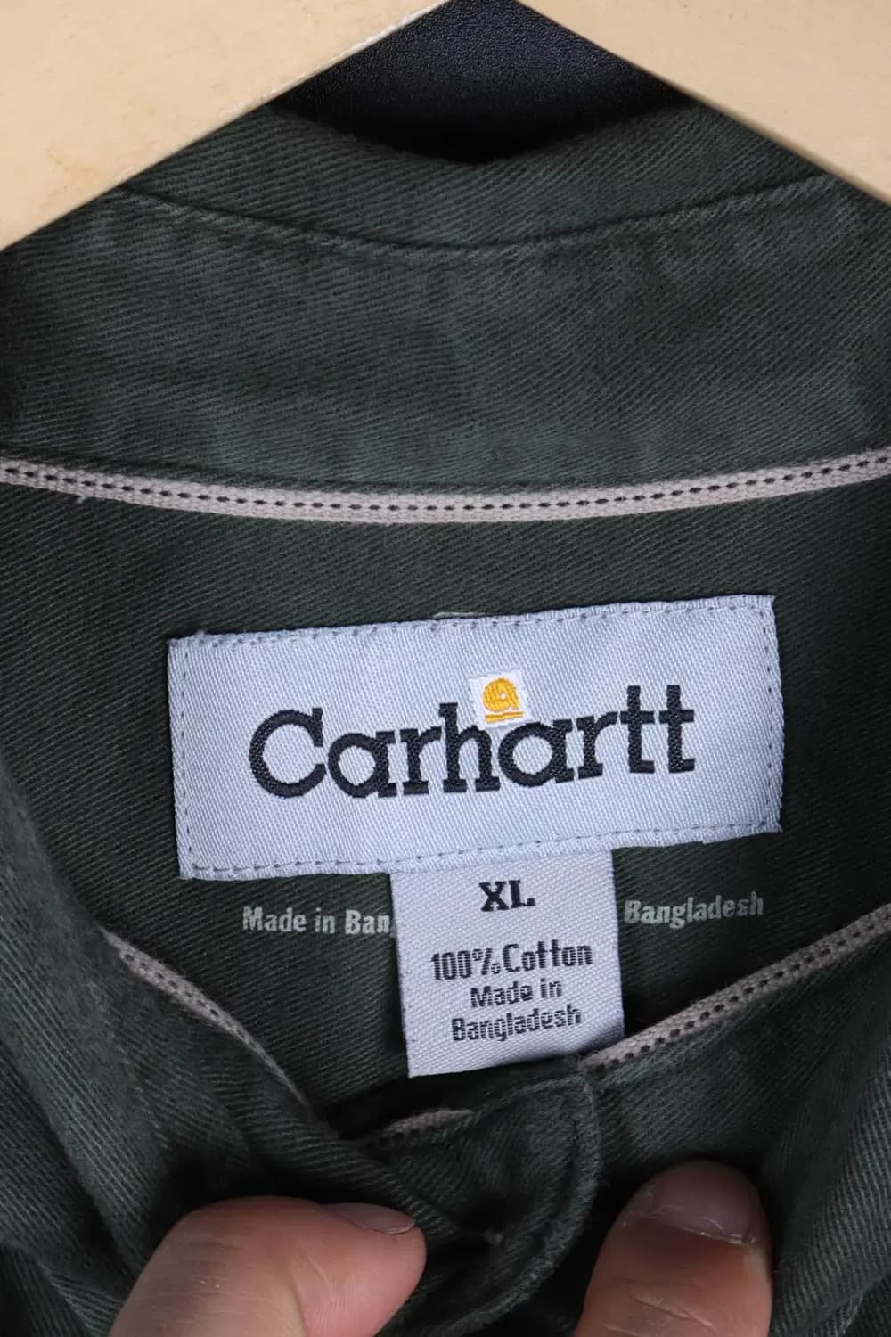 [2XL] 칼하트 곤카키 오버핏 셔츠 상품이미지3