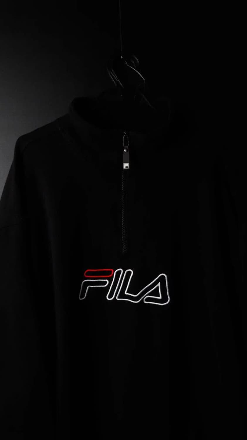 [2XL]휠라 블랙 집업 쟈켓 상품이미지2