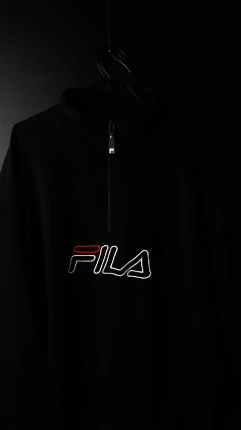 [2XL]휠라 블랙 집업 쟈켓 상품이미지3