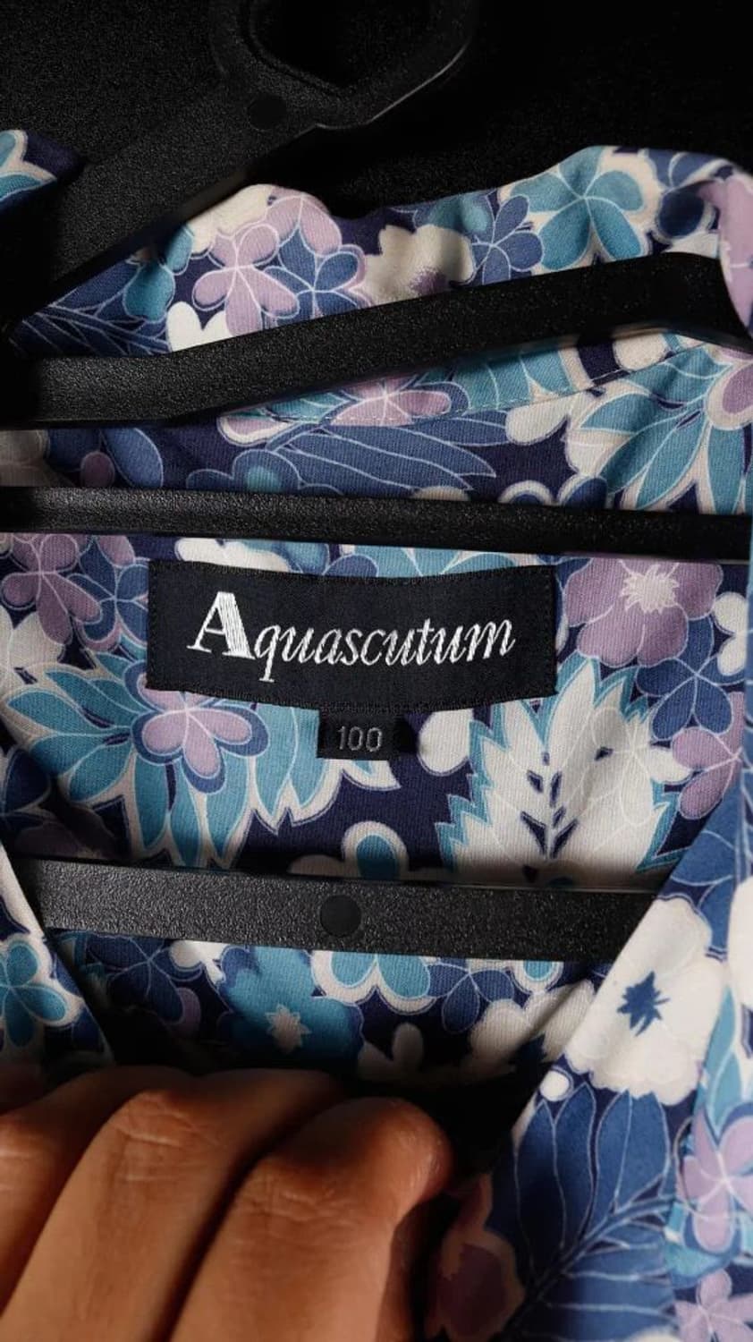 [M] 아쿠아스큐텀 하와이안셔츠 상품이미지2